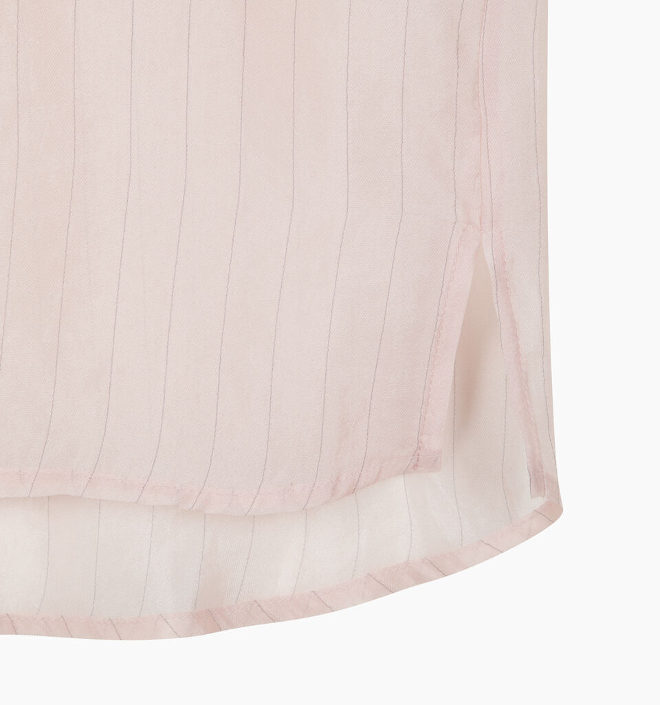 Pink semi sheer shirt - sisley k shirts - Blush | Sisley K image number 4